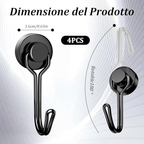 Vue 2 de Lot De Crochets Magnetiques