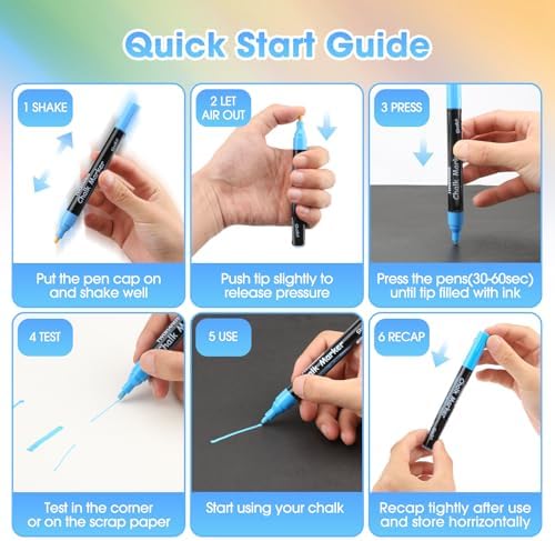 Vue 3 de Twohands Stylo Craie Pour