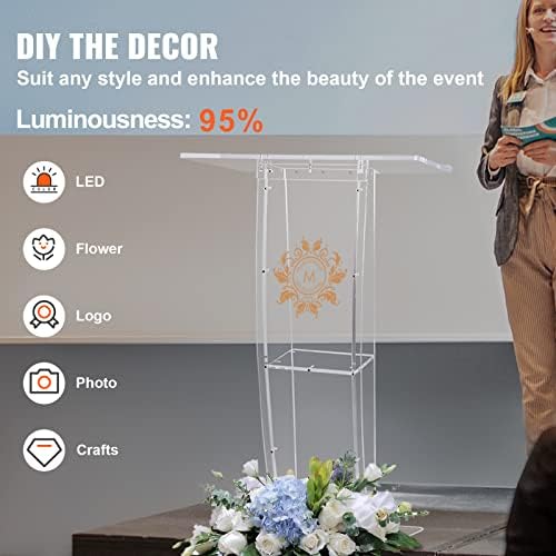 Vue 3 de Vevor Pupitre De Conference