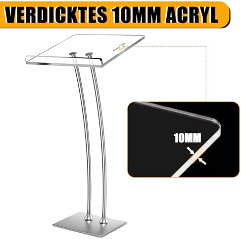 Vue 3 de Podium En Acrylique Avec