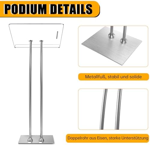 Vue 4 de Podium En Acrylique Avec