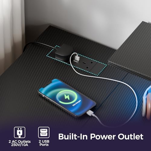 Vue 5 de Mondeer Bureau Dangle Reversible