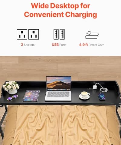 Vue 5 de Vevor Table De Lit