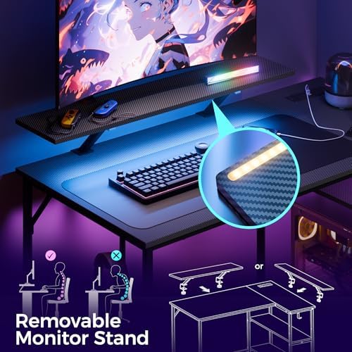 Vue 6 de Mondeer Bureau Dangle Reversible