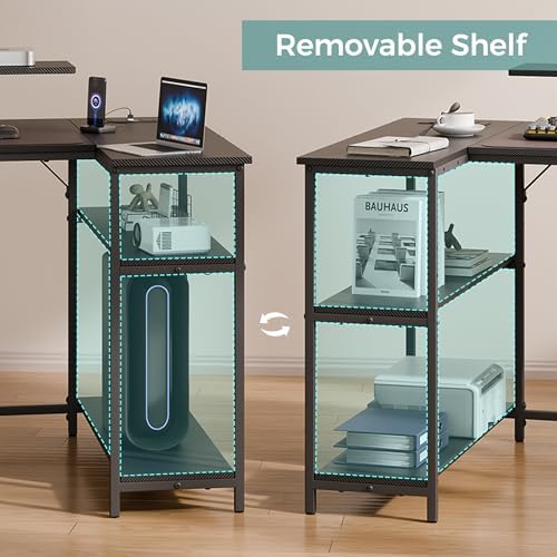 Vue 7 de Mondeer Bureau Dangle Reversible