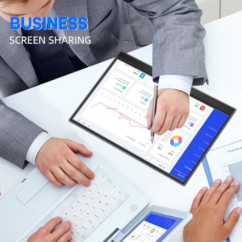 Vue 3 de Moniteur Tactile Portable Poucesp