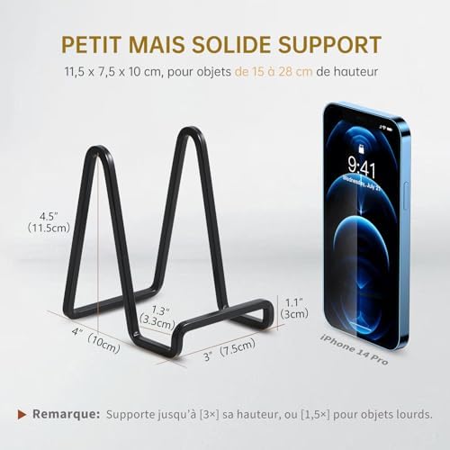 Vue 2 de Chevalet Support Presentoir Porte