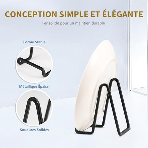 Vue 3 de Chevalet Support Presentoir Porte