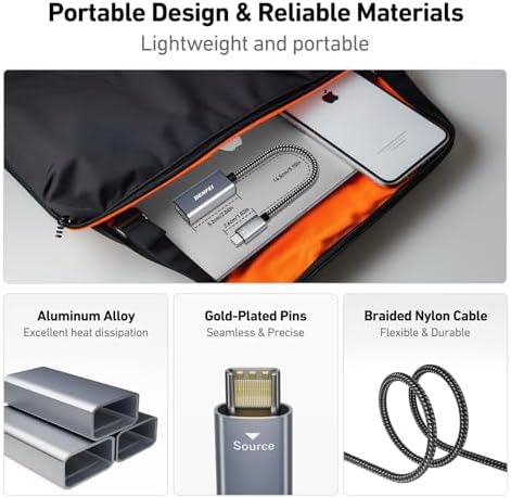 Vue 4 de Benfei Adaptateur Usb