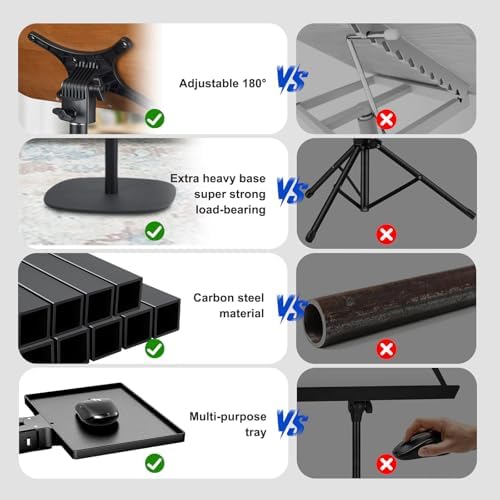 Vue 4 de Support De Livre Reglable