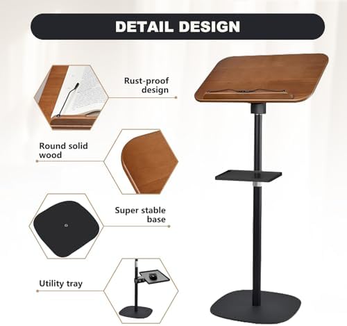 Vue 7 de Support De Livre Reglable