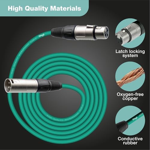 Vue 2 de Stagg Cable Microphone