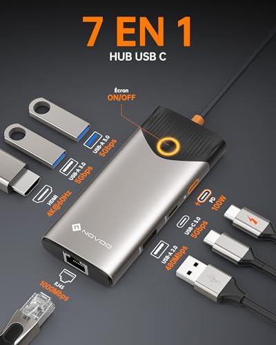 Vue 2 de Novoo Hub Usb