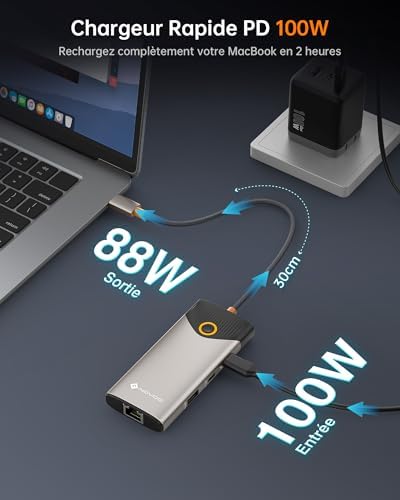 Vue 5 de Novoo Hub Usb