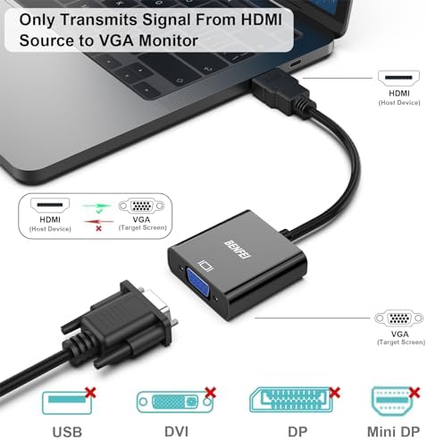 Vue 2 de Benfei Adaptateur Hdmi Vers
