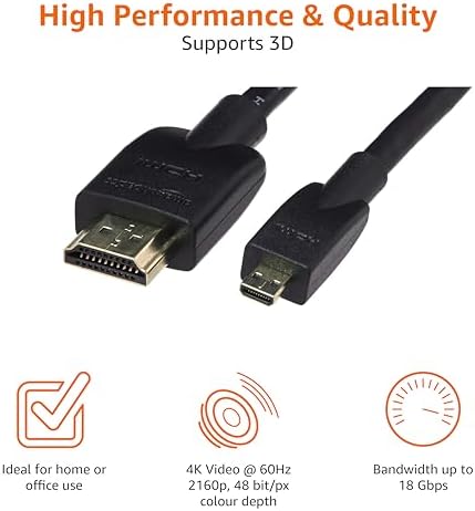 Vue 3 de Amazon Basics Micro Hdmi