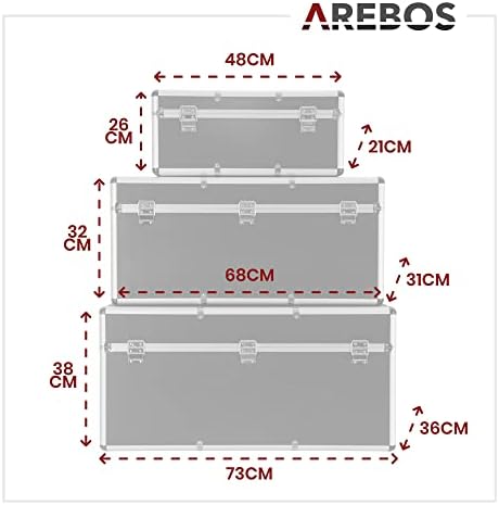 Vue 7 de Arebos Set De Valises