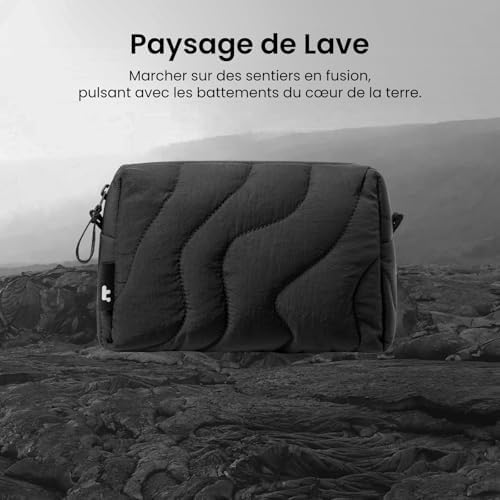 Vue 2 de Tomtoc Matelasse Sacoche Organisatrice