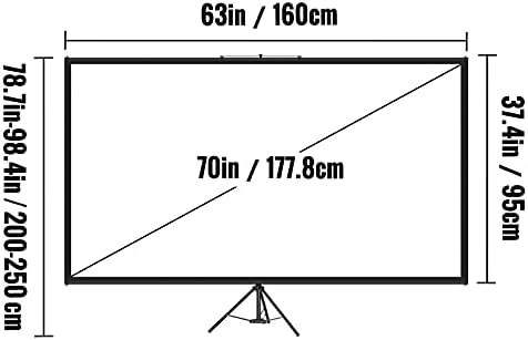 Vue 3 de Vevor Ecran De Projection