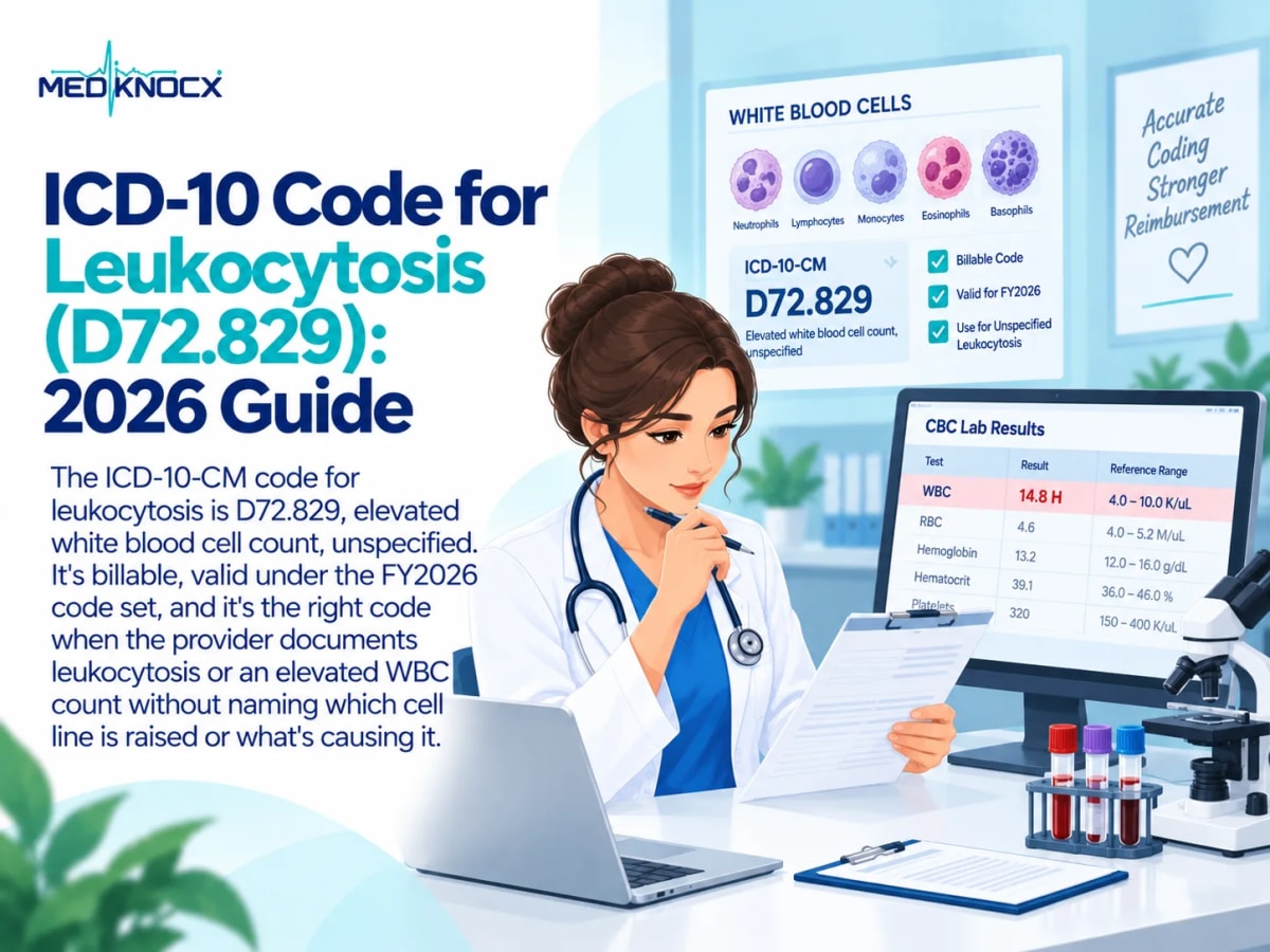 ICD 10 Code for Leukocytosis