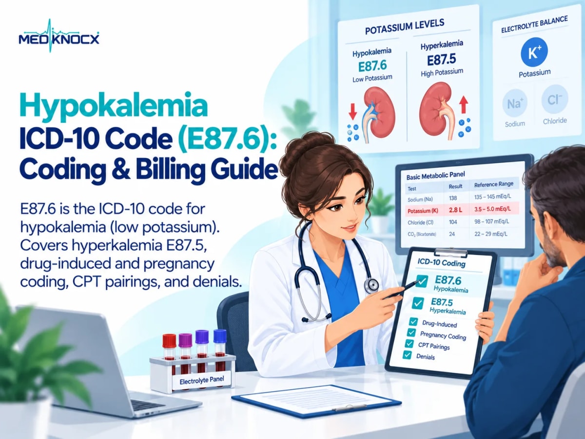 Hypokalemia ICD-10 Code (E87.6): Coding & Billing Guide
