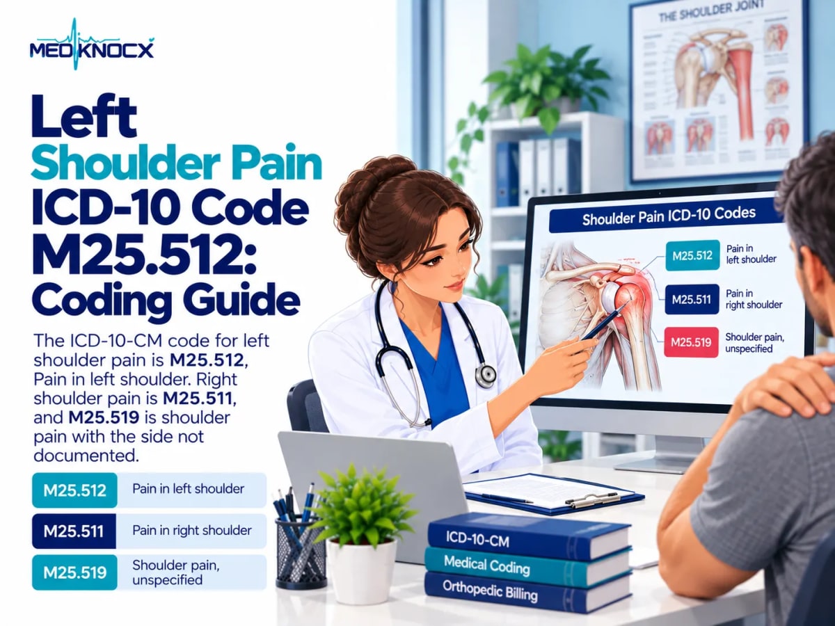 Left Shoulder Pain ICD-10 Code M25.512: Coding Guide Left Shoulder Pain ICD-10 Code M25.512: Coding Guide