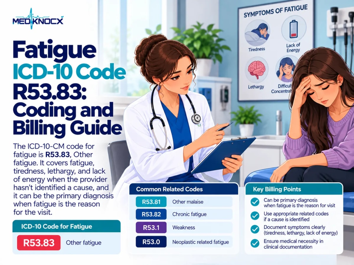 Fatigue ICD-10 Code R53.83: Coding and Billing Guide Fatigue ICD-10 Code R53.83: Coding and Billing Guide