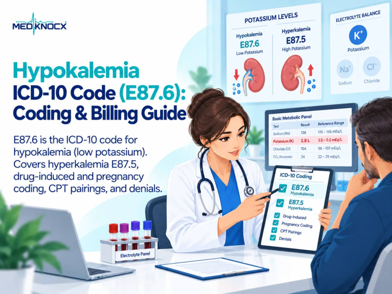 Hypokalemia ICD-10 Code (E87.6): Coding & Billing Guide