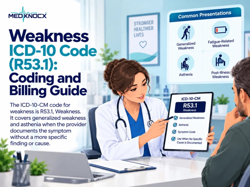 Weakness ICD-10 Code (R53.1): Coding and Billing Guide