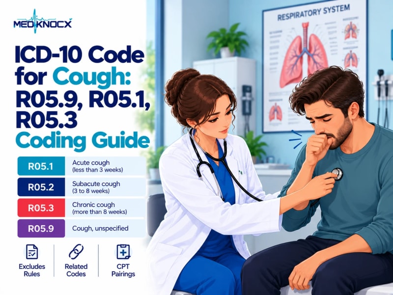 ICD-10 Code for Cough: R05.9, R05.1, R05.3 Coding Guide