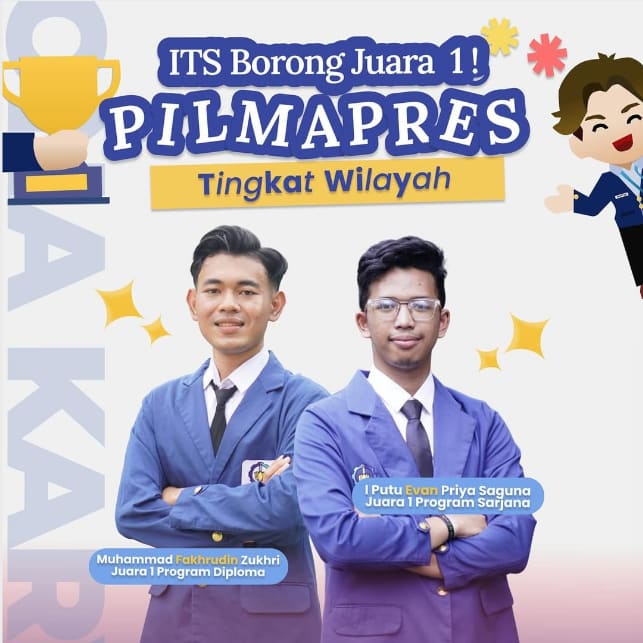 ITS Berhasil Sabet Juara 1 Pilmapres LLDIKTI 7