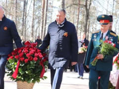 Торжественно-траурный митинг на Приозерском городском кладбище