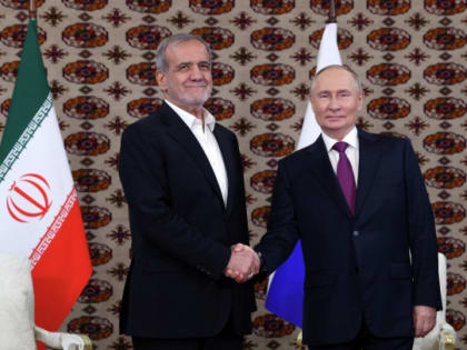 Встреча президентов России и Ирана в Ашхабаде