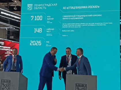 Ленобласть поддерживает птицеводство