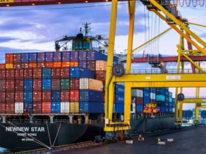 Усть-Лужский контейнерный терминал обработал первый судозаход китайской контейнерной линии Newnew Shipping