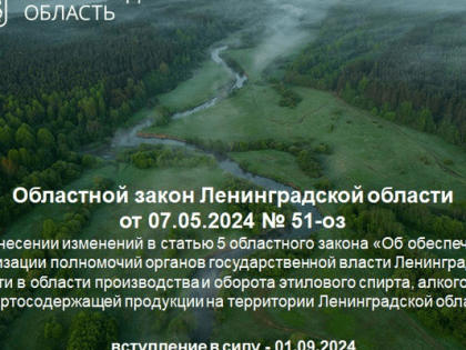 Запрет на продажу алкоголя в Ленинградской области после 23.00