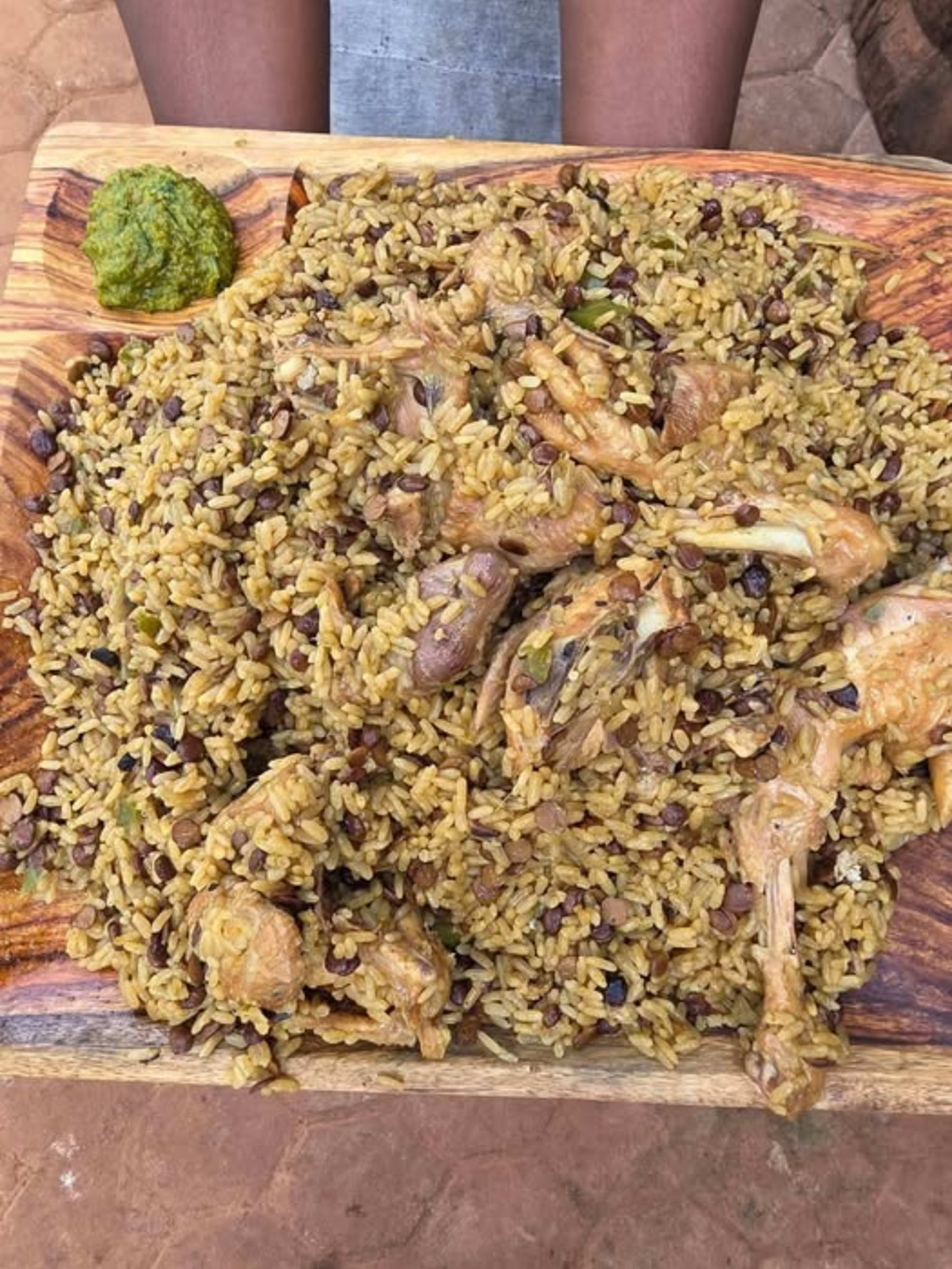 Riz sauce arachide