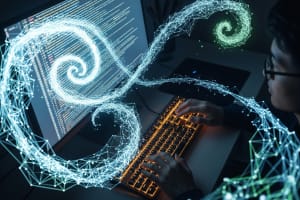 Open source coding and development visual.