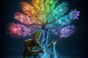 Abstract image of a strategic AI framework.