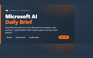 Microsoft AI Daily Brief - free daily digest of the Microsoft AI ecosystem.