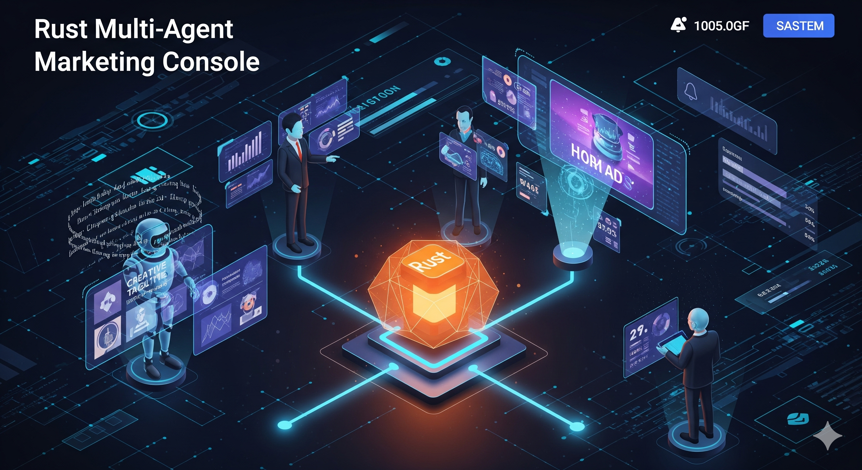 Rust Multi-Agent Marketing Console