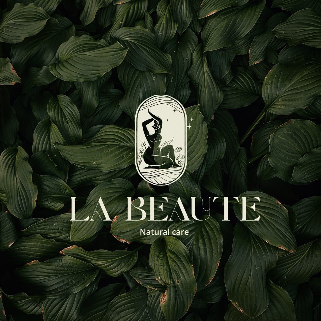 La Beauté Luxury Cosmetic Bottle Packaging Mockup