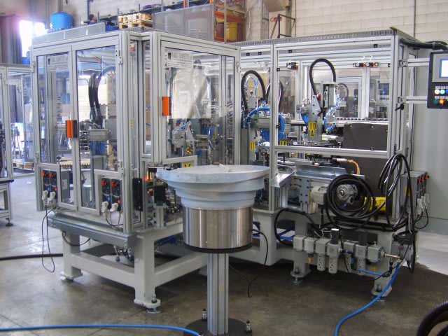 M.T. ZANETTI Semiautomatic Assembling, Test and Packaging Machine for Radiator Valve and Insert - Nut Group - Assembling Machines