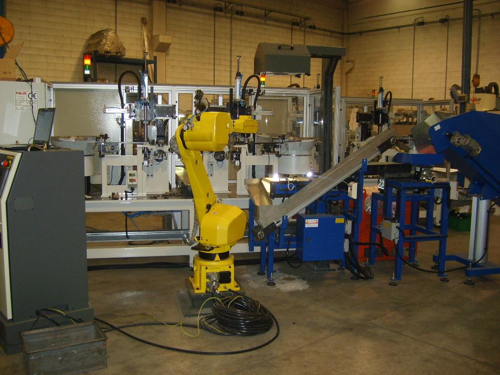 M.T. ZANETTI Assembling System for Gaskets into Steel Press Fittings With Automatic Loading Robot and Vision System - Robotized Automation Applications - 2
