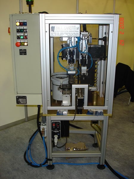 M.T. ZANETTI Machine for Assembling O-rings on Valve Rods