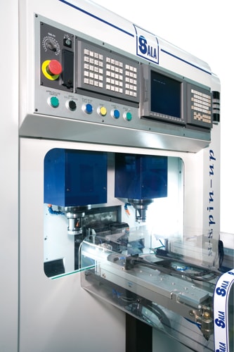 SALA T2 SPINUP DOUBLE SPINDLE TURNING - DIAMOND FINISHING MACHINE - High Precision CNC Machines - 2
