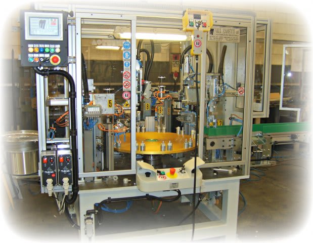 M.T. Zanetti Semi Automatic Machine for Assembling Plastic Ball Valves (Interior Body)