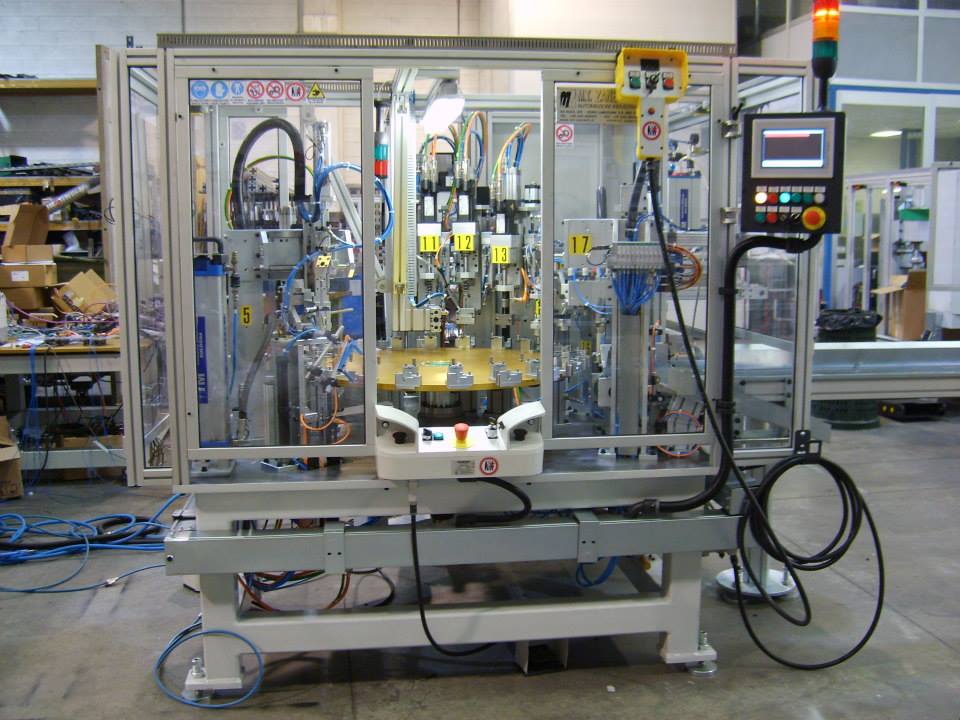 M.T. ZANETTI Semiautomatic Linear Machine for Assembling Gas Valve - Assembling Machines