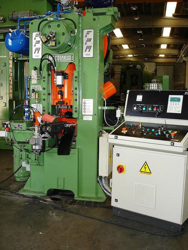 MECOLPRESS SOV 0 - 100 ton Mechanical Press - Brass Aluminum Hot Forging Press - 3