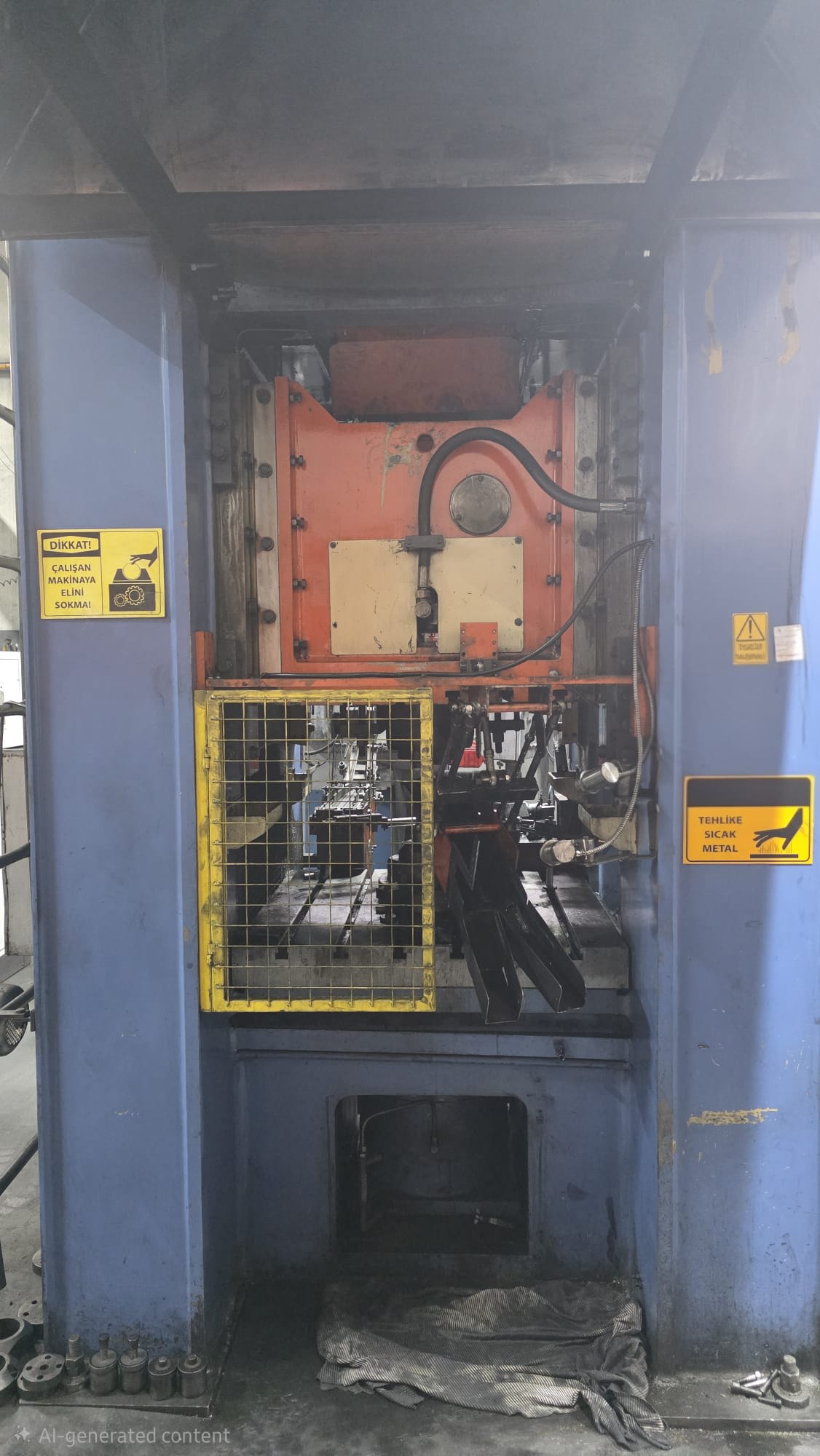 Hocaoğlu 250 ton Automatic Press with Heating Furnace - Brass Hot Forging Press - 3